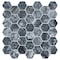 Andova Tiles SAMPLE Channing 2 x 2 Marble Honeycomb Mosaic Floor Use Tile SAM-ANDCHA128 - alternate 1